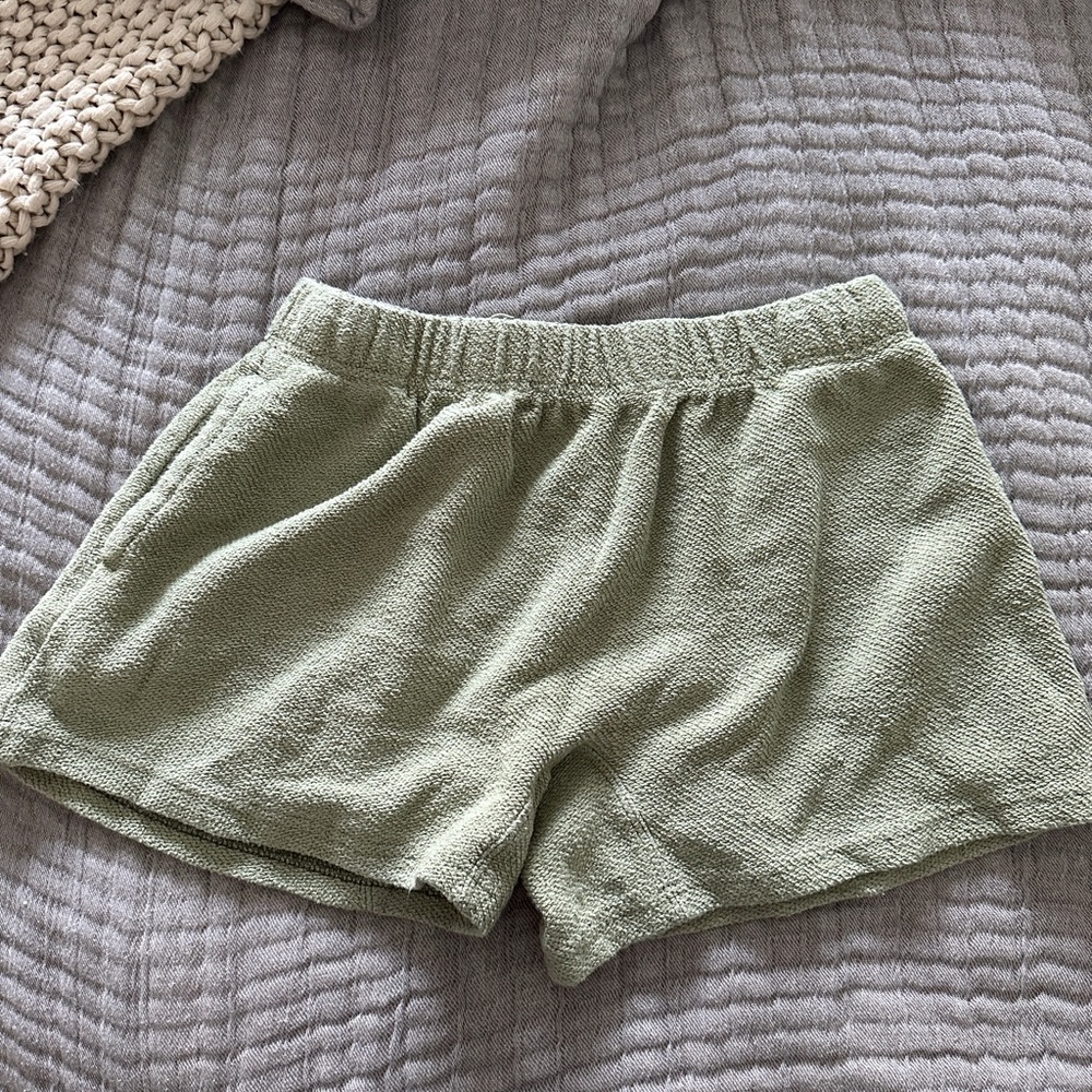 UO terry cloth shorts